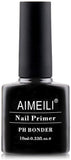 AIMEILI Nail Prep Bond Primer, UV LED Gel Foundation for Acrylic Powder and Builder Gel