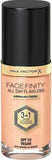 Max Factor Facefinity All Day Flawless 3 in 1 Liquid Foundation 30 Ml, 45 Warm Almond