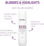 Goldwell Dualsenses Blondes & Highlights Anti-Yellow Shampoo 10.1Oz, 294.84 Grams