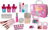 My First Jimmgor 21 PCS Mermaid Makeup Toys Kit, Princess Makeup Kit, 3 Years Old+, Girls Birthday Gifts, Fostering Girls Interest in Make-Up and Enhancing the Pursuit of Beauty.