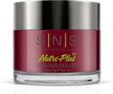 SNS Gelous IS10 Nail Dipping Powder, Red Red Wine, 43 G