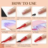 Coscelia Gel Nail Kit and Nail Drill Machine Set,20 Pcs Gel Nail Polishes 36W LED U V Nail Lamp 6 Pcs Nail Extension Gel UV Acrylic Gel with Manicure Tools Nail Decoration for Nail Builder