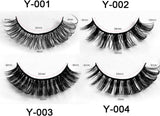 Eyelashes False Lashes Natural Look Transparent Band Eyelash Strips Eyelashes 3D Fake Lashes Soft Reusable Eye Lash 10 Pairs (Y-004)