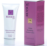 REXSOL Cellular Revitalizing Moisture Lotion Normal to Oily Skin | with Aloe Vera Gel, Chamomile Extract & Calendula Officinalis Extract | Helps to Maintain Signs of Aging. (75 Ml / 2.5 Fl Oz)