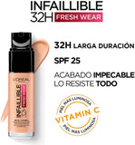 L'Oréal Paris Infallible 32HR Freshwear Foundation with SPF25 and Vitamin C - 320 Toffee