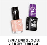 Rimmel London Super Gel Nail Polish 12 Ml, 030 Wild Gal