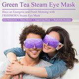 FRSHMORN Steam Eye Mask, Moist Heat Warm Compress for Eyes Self Heating Disposable Heated Eye Mask, Portable and Comfortable Sleep Mask, Relax at Home Office Travel (Lavender, 16Packs)