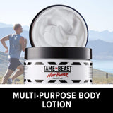 Tame the Beast Nutt Butter Mens Lotion for Groin Back & Body - Essential Oils Tingle with Eucalyptus, Aloe, Cocoa, Vitamin E - Anti-Aging, Anti-Chafing Cream, Anti-Dry Skin, Anti-Sagging By