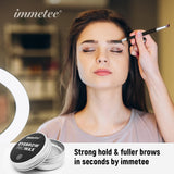 Immetee Eyebrow Soap Kit, Brows Soap Kit, Eyebrow Wax Long Lasting Waterproof, 4D Feathery Brows Shaping Soap, Professional Eyebrow Enhancer Gel, 30G Brows Makeup Balm. (1PCS)