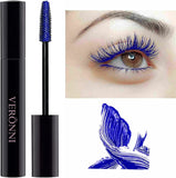 VERONNI Waterproof Blue Mascara Lengthening Mascara,Long-Lasting Lifts and Extends Lash Length, Clump Resistant, Non-Smudge Eyelash Extension Curl Mascara Makeup (03-Blue)