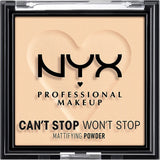 NYX Professional Makeup Can'T Stop Won'T Stop Mattifying Powder Bright Light