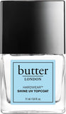 Butter London Hardwear Shine UV Topcoat - Prevents Chipping and Smudging - Delivers Sheer Coverage with Brilliant Gloss - Quick Drying and Long Wearing Color - Cruelty-Free - 11 Ml Nail Polish