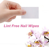 1000 Pcs Gel Nail Polish Remover, Lint Free Nail Wipes Cotton Pad with a Pump Dispenser Bottle Disposable Nail Polish Remover for Soak off UV Gel Polish Clean Acrylic Nails Remover