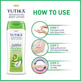 Yutika Softtouch Nourishing Body Lotion for Long Lasting Moisture and Soothing Skin for Men and Women (Almond, 300Ml)