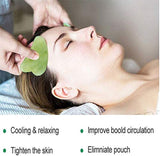 Natural Quartz Stone Massage Tool Gua Sha Board for Guasha Facial Face Neck Body Care and Skin Care