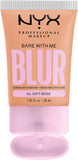 NYX PROFESSIONAL MAKEUP Bare with Me Blur, Skin Tint Foundation with Matcha, Glycerin & Niacinamide - Rich