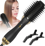 YESDEX Hair Dryer Blow Brush, One Step Hot Air Brush, 4IN1 Blow Dryer,Upgraded Hair Dryer with Diffuser & Volumizing Hair Styling Tools, Negative Ionic Hair Hot Brush Curler