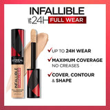 L'Oreal Paris Makeup Infallible Full Wear Waterproof Matte Concealer, Cedar