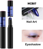 Chrome Nail Powder Pen - Air Cushion Nail Powder Pen with Mirror Effect Glitter Nail Art Pens Eyeshadow Pens