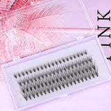 Premade Fans Eyelash Extensions 20 Roots C Curl 0.10Mm Mix Individual Cluster False Lashes | 8, 10, 12, 14Mm Length | DIY Natural Synthetic Faux for That Authentic Eyelash Extensions Look (80PCS)