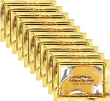 Collagen Crystal Gold Eye Mask 2 Pack,(24 Sheets), Firming, Hydrating, and Anti-Wrinkle