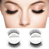 Reusable Self Adhesive False Eyelashes No Glue or Eyeliner Lashes Eyelashes Easy to Put on Non-Slip Waterproof Self Sticking False Lashes for Women 2 Pairs (F03)