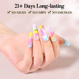 AIMEILI Nail Art Blossom Gel Nail Polish Soak off UV LED Clear Blooming Gel Manicure 10Ml