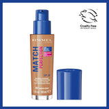 Rimmel London Match Perfection Foundation 30Ml - Warm Honey #301