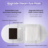 Behoomi 10 Packs Steam Eye Mask for Dark Circles, Lavender Heated Eye Mask Disposable Warm Eye Compress for Dry Eyes, Puffy Eyes, Soothing Headache Migraine, Stye Treatment, Relief Stress Eye Fatigue