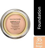 Max Factor Miracle Touch Foundation #035 Pearl Beige 11.5Ml