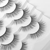 Jiocolor Lashes Bottom Lashes Strip Natural Bottom Eyelashes Wispy under False Lashes Lower Lashes Extension Clear Band Mink Lashes 7 Pairs R1