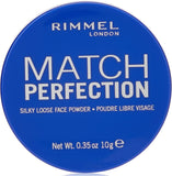 Rimmel London Match Perfection Silky Loose Face Powder, 10G