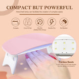 Coscelia Gel Nail Kit and Nail Drill Machine Set,20 Pcs Gel Nail Polishes 36W LED U V Nail Lamp 6 Pcs Nail Extension Gel UV Acrylic Gel with Manicure Tools Nail Decoration for Nail Builder