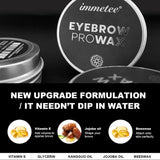 Immetee Eyebrow Soap Kit, Brows Soap Kit, Eyebrow Wax Long Lasting Waterproof, 4D Feathery Brows Shaping Soap, Professional Eyebrow Enhancer Gel, 30G Brows Makeup Balm. (1PCS)