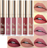 MYUANGO Matte Liquid Lipstick Set, 6Pcs Matte Lip Gloss, Velvety Not Fade -Long Lasting and Waterproof, Long Last Lip Makeup Set, Non-Stick Matte Finish Lip Color for Girls and Women