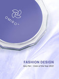 OMIRO Compact Mirror, 3½" 1X/10X Magnification Mini Folding Makeup Mirror for Purses (Color of the Year 2022 - Very Peri)