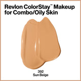 Revlon Colorstay Makeup Combination/Oily Skin Foundation, 392 Sun Beige, 30 Ml