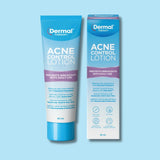 Dermal Therapy Acne Control Lotion | Oil-Free Moisturiser, Hydrate Skin & Prevent Scarring | with Hyaluronic Acid and Aloe Vera | 85Ml