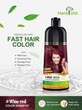 Herbishh Hair Color Shampoo for Gray Hair – Natural Hair Dye Shampoo – Colors Hair in Minutes – Long Lasting–500 Ml – 3-In-1 Hair Color – Ammonia-Free (Linen)