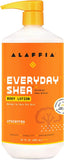 ALAFFIA-EVERYDAY SHEA Body Lotion Unscented Deep Moisture, Normal to Very Dry Skin, 950 Milliliter