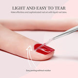 Saviland 2PCS Nail Latex Peel off with Tweezer, 30ML Latex Nail Polish Barrier Peel off - Easy to Use Latex Tape Peel off for Nails Cuticle Protector for Nail Painting Nail Art Tools Supplies