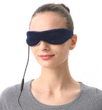 Telepepe Heated Eye Mask Blepharitis Eye Compress Relieve MGD, Dry Eyes, Eye Fatigue Three Temperature Settings Adjustable (Navy Blue)