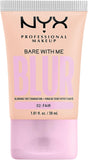 NYX PROFESSIONAL MAKEUP Bare with Me Blur, Skin Tint Foundation with Matcha, Glycerin & Niacinamide - Fair