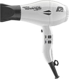 Parlux Advance Light Ionic & Ceramic Dryer 2200W Hair Dryer, White