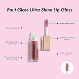 Mcobeauty Mcobeauty Pout Gloss Ultra Shine Lip Gloss - Tickle for Women 0.2 Oz Lip Gloss, 6 Ml