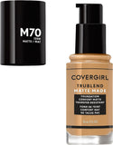 Covergirl Trublend Matte Made Liquid Foundation - M70 Sand Beige for Women 1 Oz Foundation