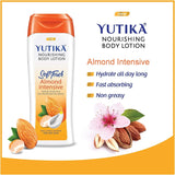 Yutika Nourishing Soft Touch Body Lotion Almond Intensive 300Ml (Pack of 2)