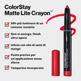 Revlon Colorstay Matte Lite Crayon Lipstick, 005 Sky High, 1.4 G