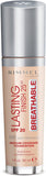 Rimmel London Lasting Finish Breathable Foundation, Light Porcelain #010, 30 Ml