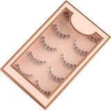 Manga Lashes False Eyelashes Look like Individual Clusters Fluffy Faux Mink Lashes Natural Look 5 Pairs False Lashes (AW11)